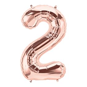 34" Number 2 - Rose Gold