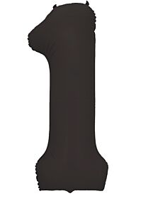 34" Number 1 - Matte Black