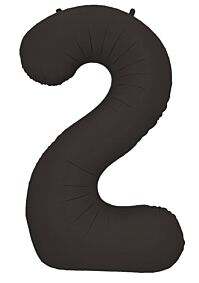 34" Number 2 - Matte Black