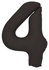 34" Number 4 - Matte Black