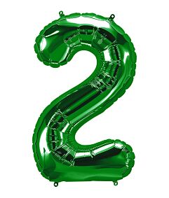 34" Number 2 - Green