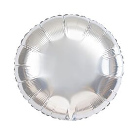 18" Round Silver