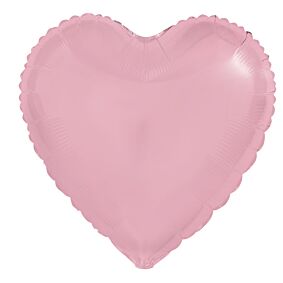 18" Heart Pastel Pink