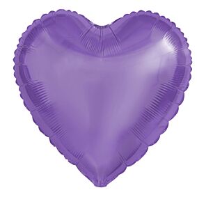 18" Heart Purple