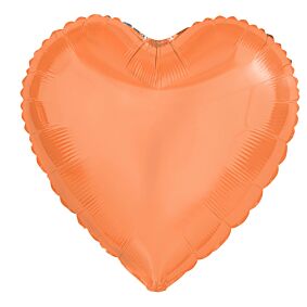 18" Heart Orange