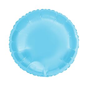 18" Round Pastel Blue