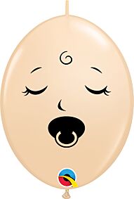 6" Qlink Pacfier Baby Face Blush