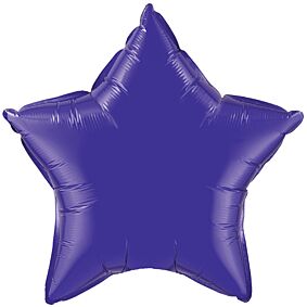 9" Purple Star Inflated