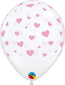 11" Random Hearts-A-Round Latex