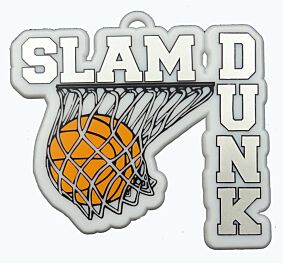Slam Dunk Charm - Silver