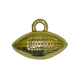 1.5" Football - Met Gold