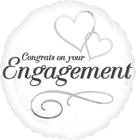 18" Two Hearts Engagement