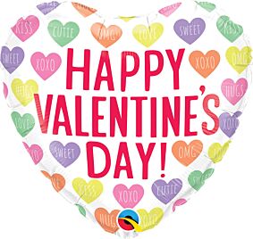 18" Valentines Conversation Heart