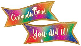 49" Colorful Banner Grad