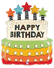 31" Candle Star Birthday Cake