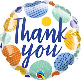 4" Thank You Big and Little Dots