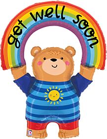39" Get Well Rainbow Bear