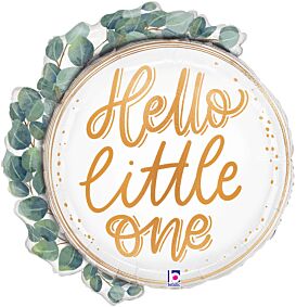 26" Hello Baby Eucalyptus Wreath