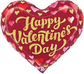 24" Valentines Day Sparkles Heart