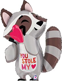 32" Stole My Heart Raccoon