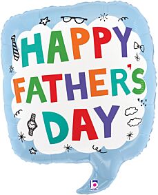 23" Father's Day Speech Bubble