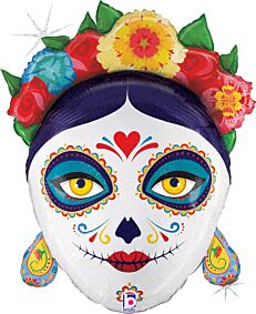 27" Floral La Catrina