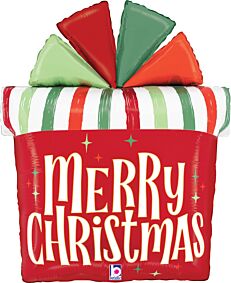 27" Christmas Gift Retro Stripes