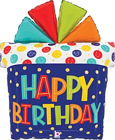 27" Birthday Gift Smiley Face