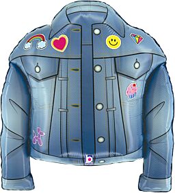 26" Birthday Patches Denim Jacket