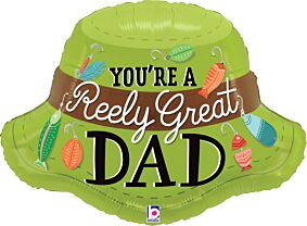 30" Reely Great Dad Fishing Hat