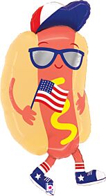 35" Patriotic Hot Dog
