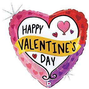 18" Valentine Color Block