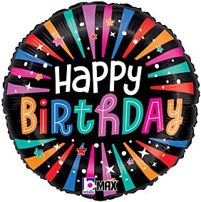 18" Colorful Birthday Sparkles