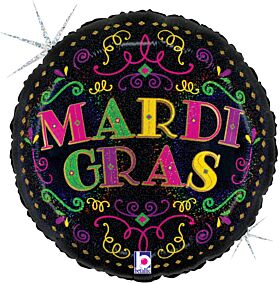 18" Mardi Gras Flilgree