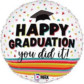 18" Festive Graduation