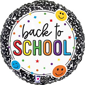 18" Back to School Smiley Composition