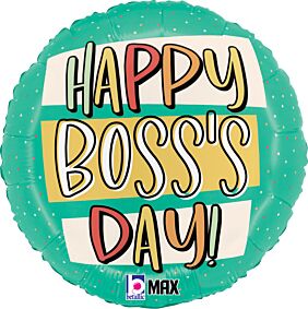 18" Boss's Day Banner Dots