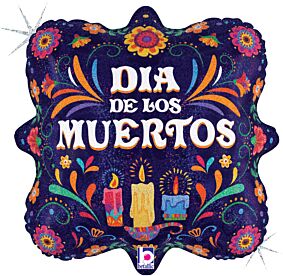 18" Dia De Los Muertos Candles