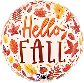 18" Hello Fall Leaves