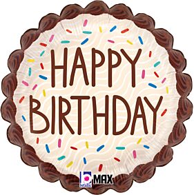 18" Birthday Chocolate Sprinkles