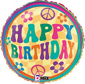 18" Groovy Birthday Daisies