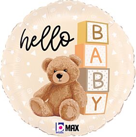 18" Hello Baby Teddy Bear