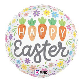 18" Happy Easter Carrots