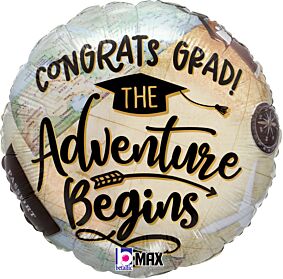 18" Congrats Grad Adventure Begins