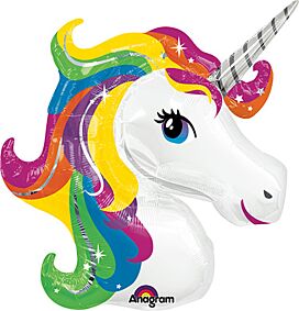 33" Rainbow Unicorn