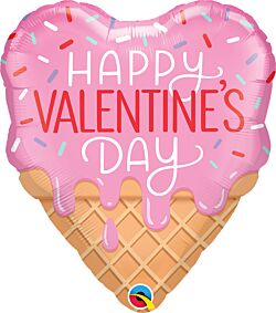 21" Valentine's Waffle Cone