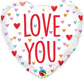 18" Love You Little Hearts