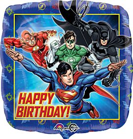 17" Justice League Happy Birthday