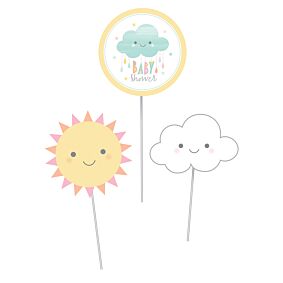 6" Centerpice Sticks 3Ct