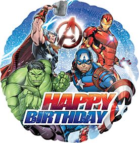 17" Avengers Happy Birthday